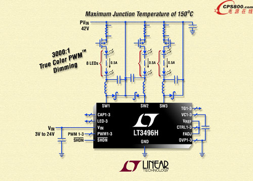 ͨݔ LED (q)(q)Ӷ_(d) 24  500mA LED